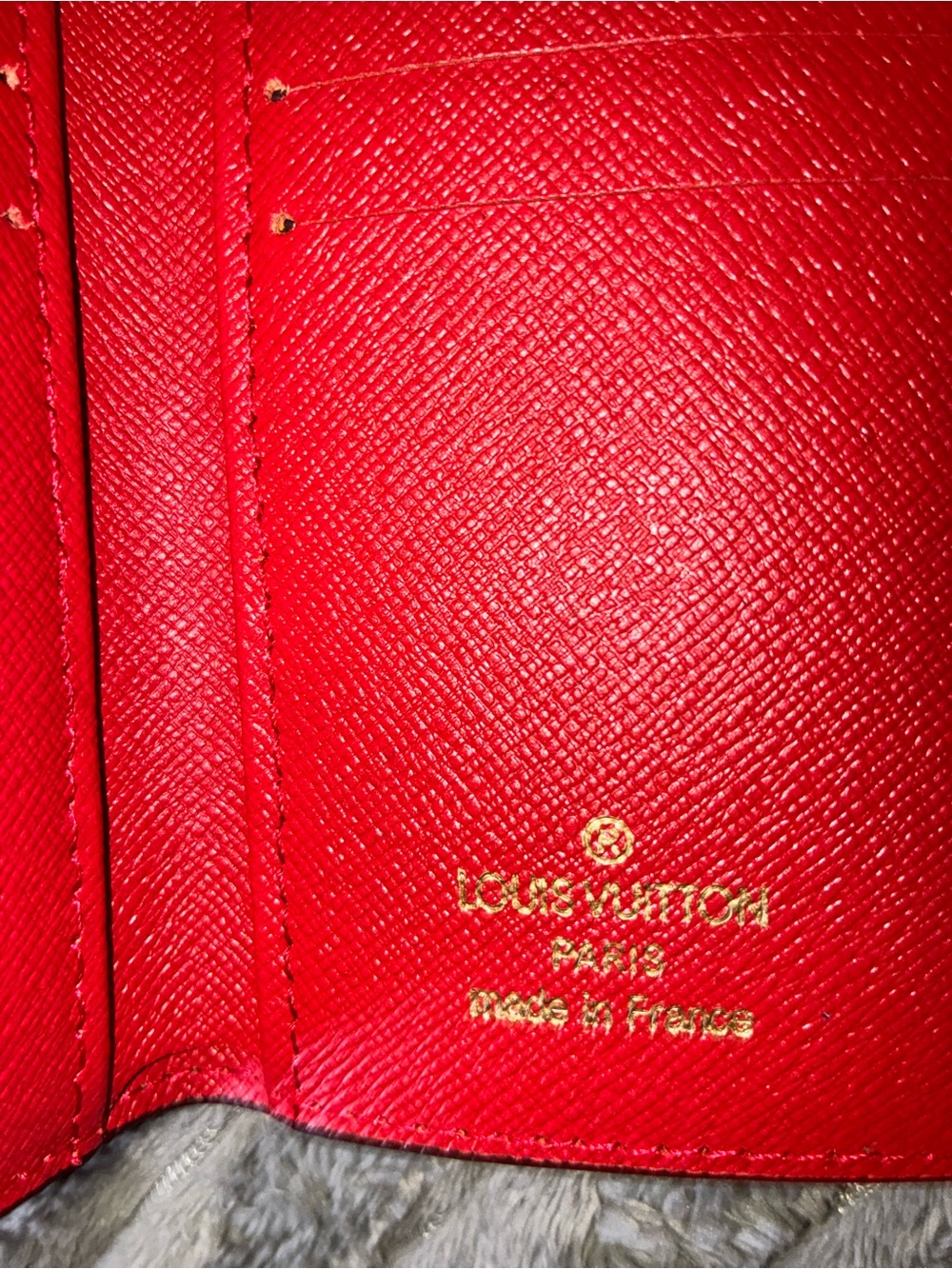 Louis Vuitton Monogram Canvas Wallet with Red lining - Picture 6 of 6